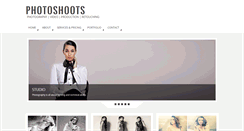 Desktop Screenshot of photoshoots.co.za