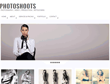 Tablet Screenshot of photoshoots.co.za